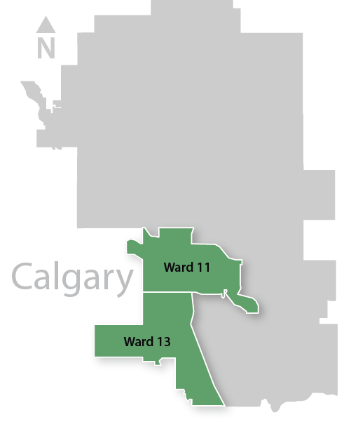 Wards 11 & 12 map