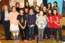CBE Trustees, Minister Rick McIver, and Piitoayis Family School students